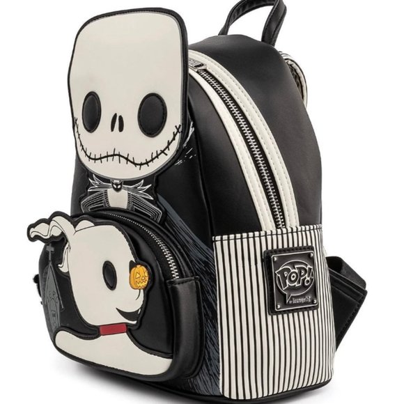 Jack and Zero GITD FunKon Loungefly Mini Backpack and Ears